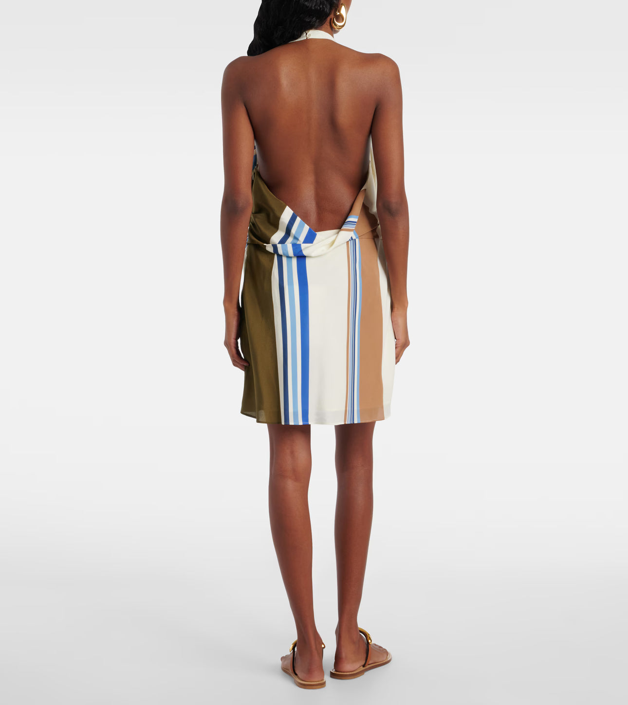 Sir Thistle Halter Mini Dress