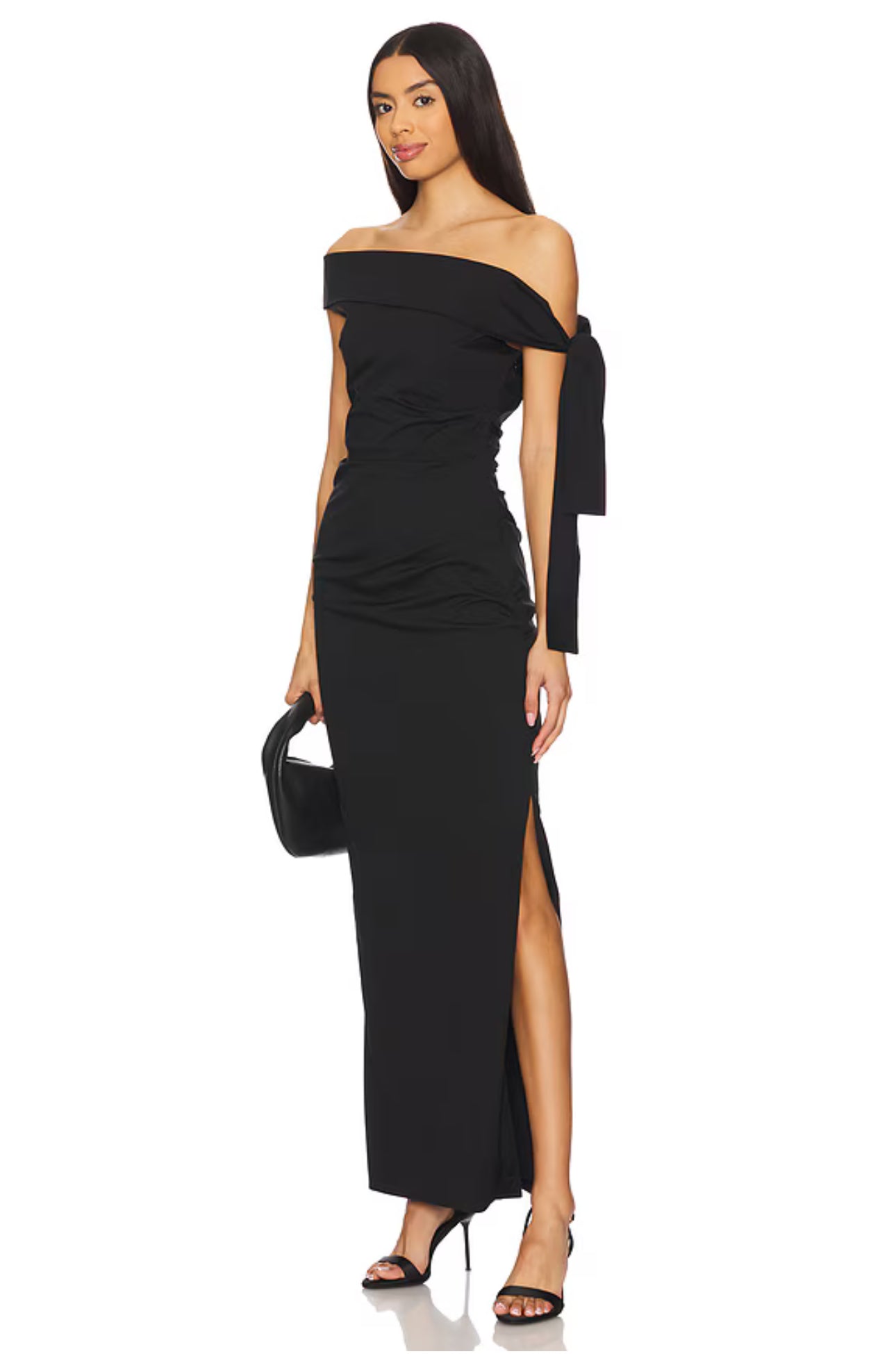 Sir The Label Dahlia Gown Black