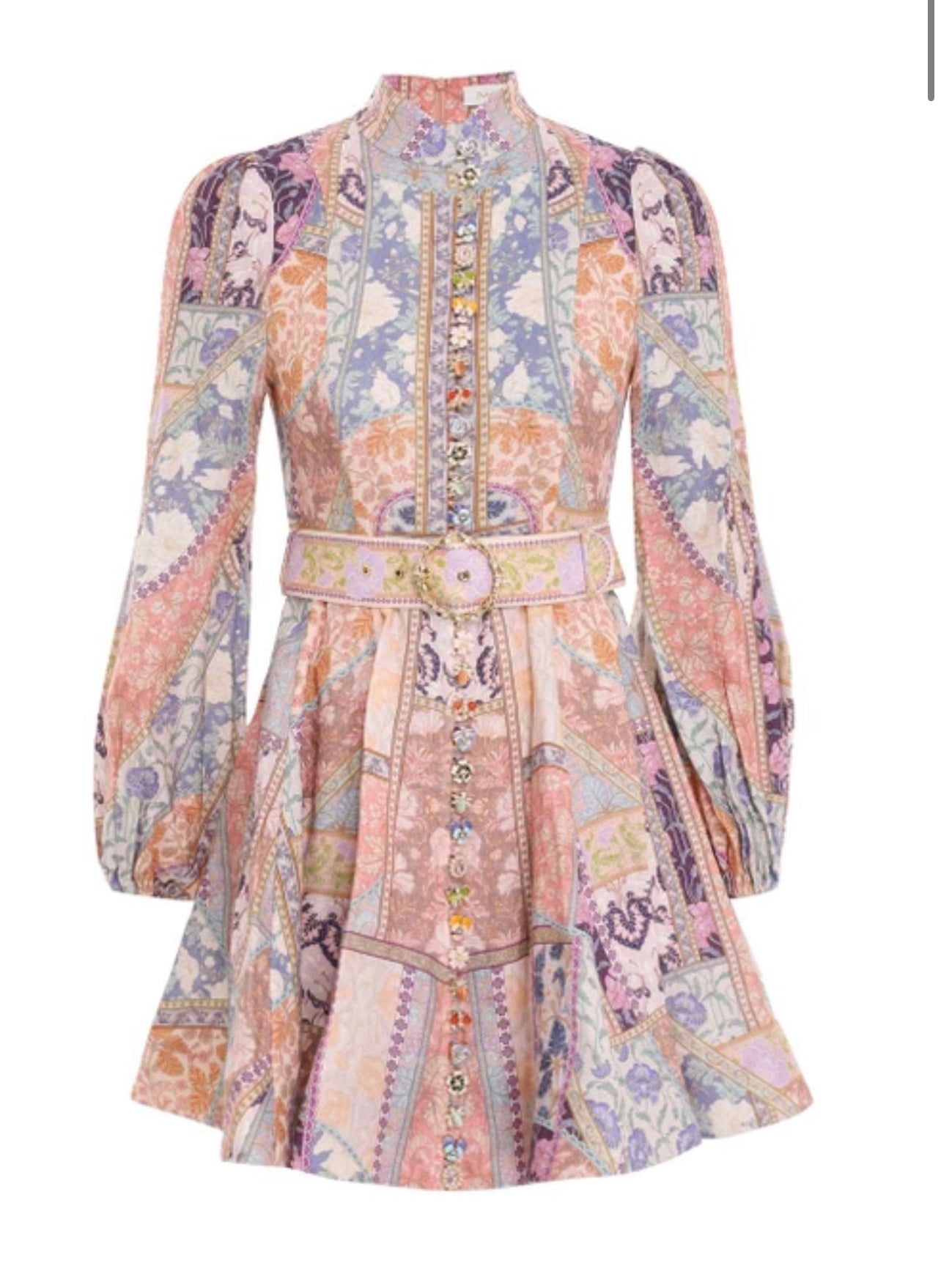 Zimmermann Stargazer Kaleidoscope Buttoned Mini