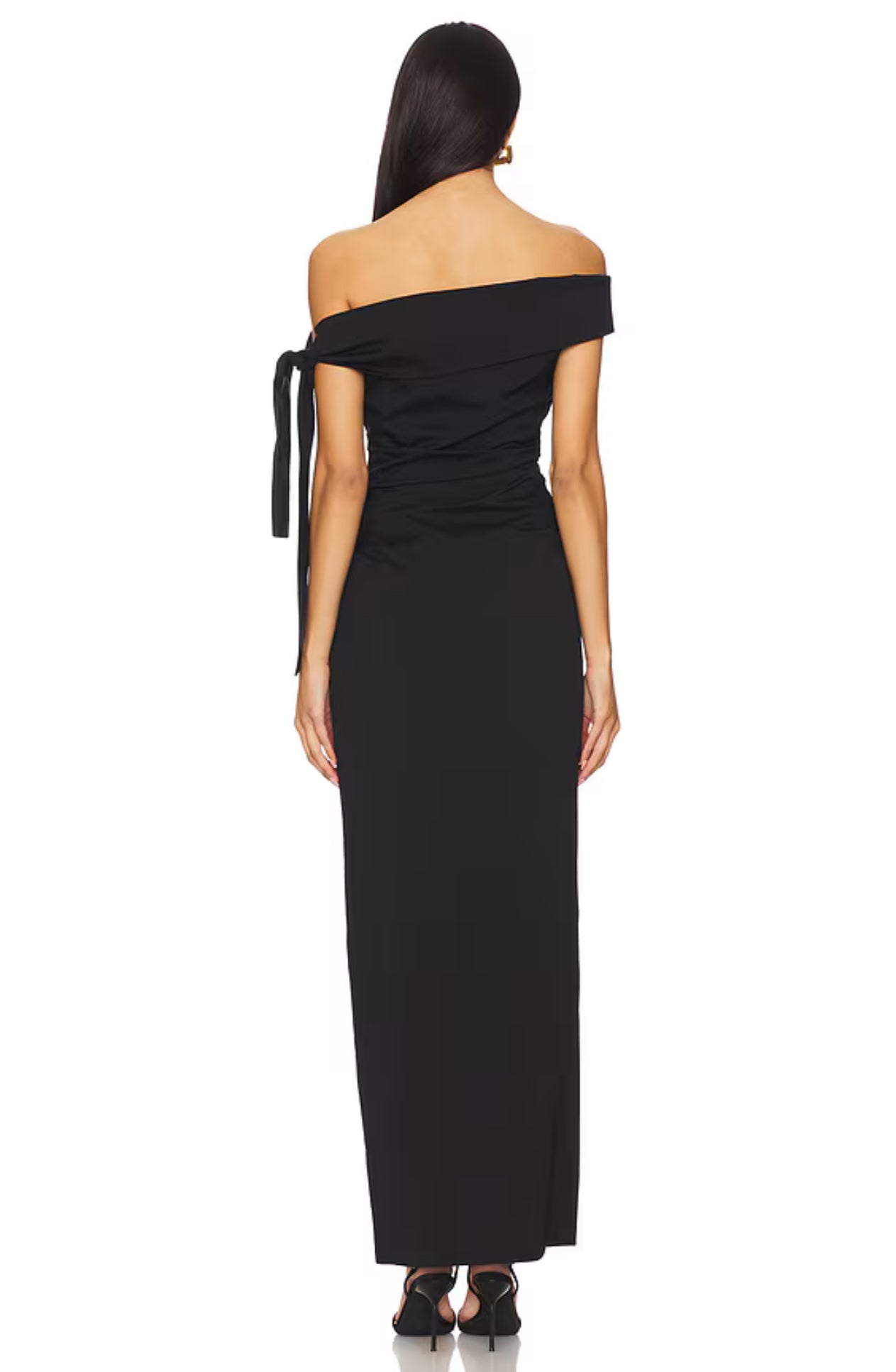 Sir The Label Dahlia Gown Black