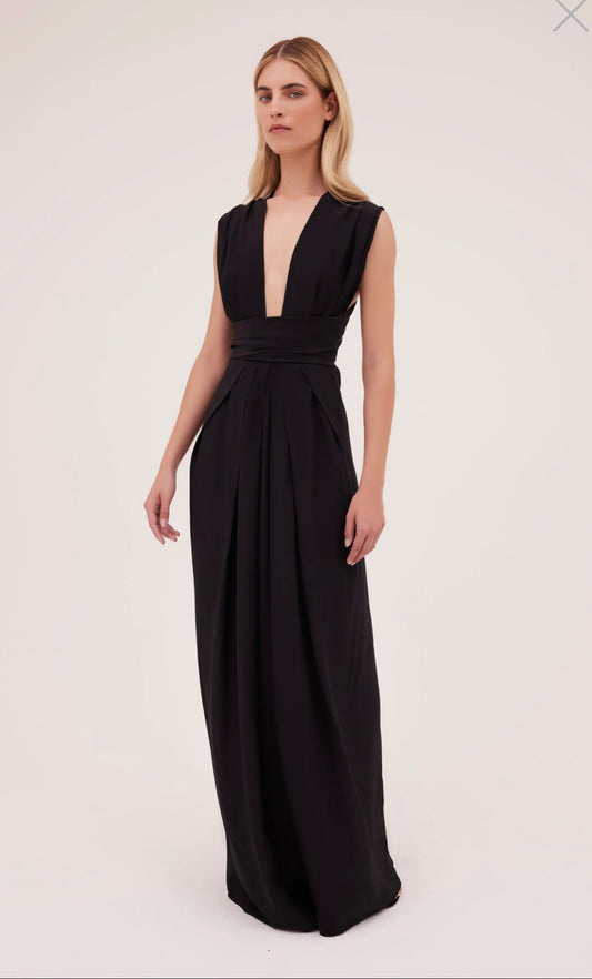 Bianca Spender Ascendent gown black