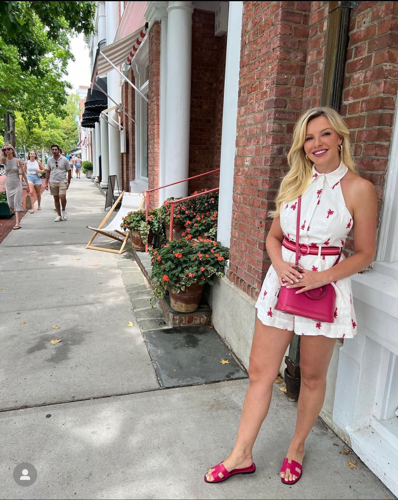 Zimmermann Fiesta Palm Halter Playsuit