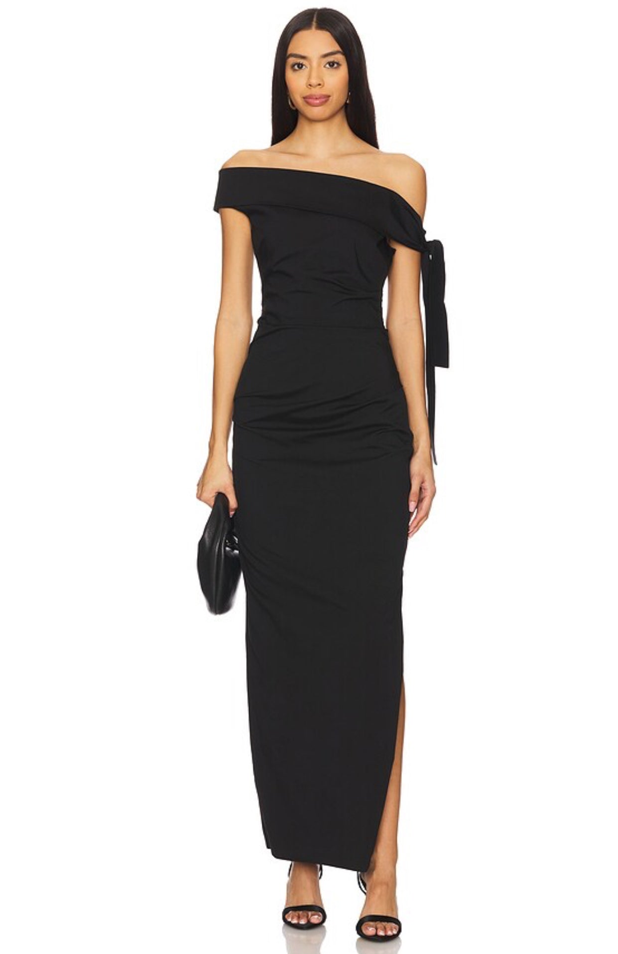 Sir The Label Dahlia Gown Black