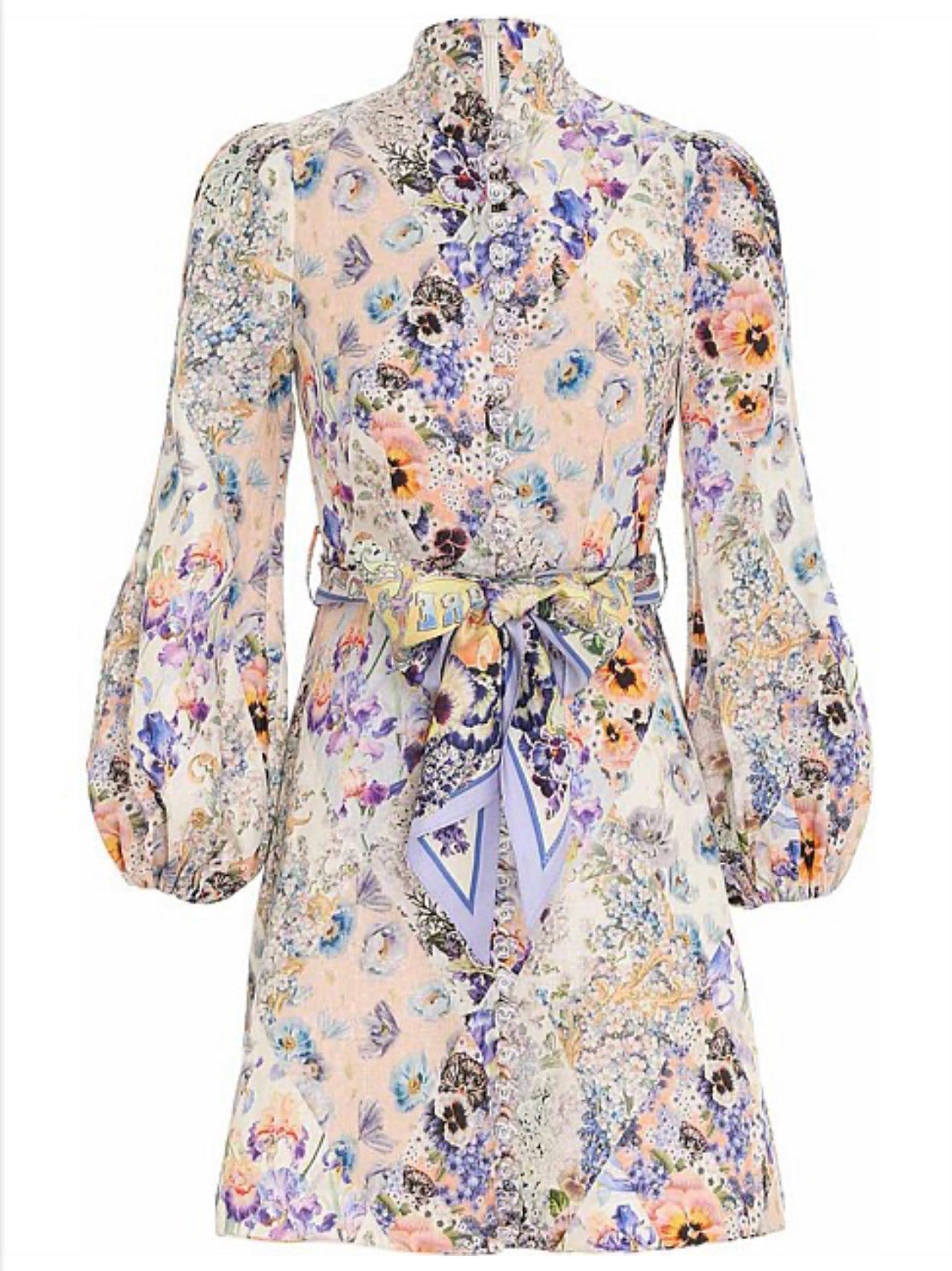 Zimmermann Tama belted mini dress