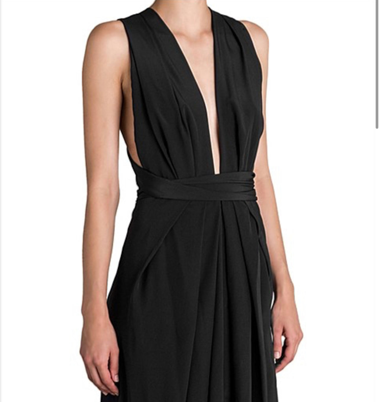 Bianca Spender Ascendent gown black