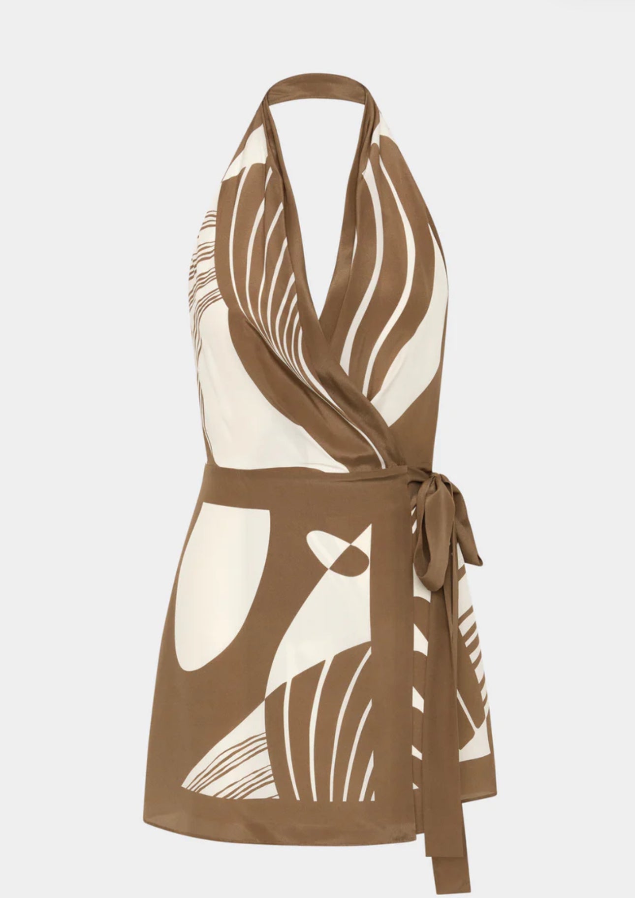 Sir The Label Almara Wrap Halter Mini