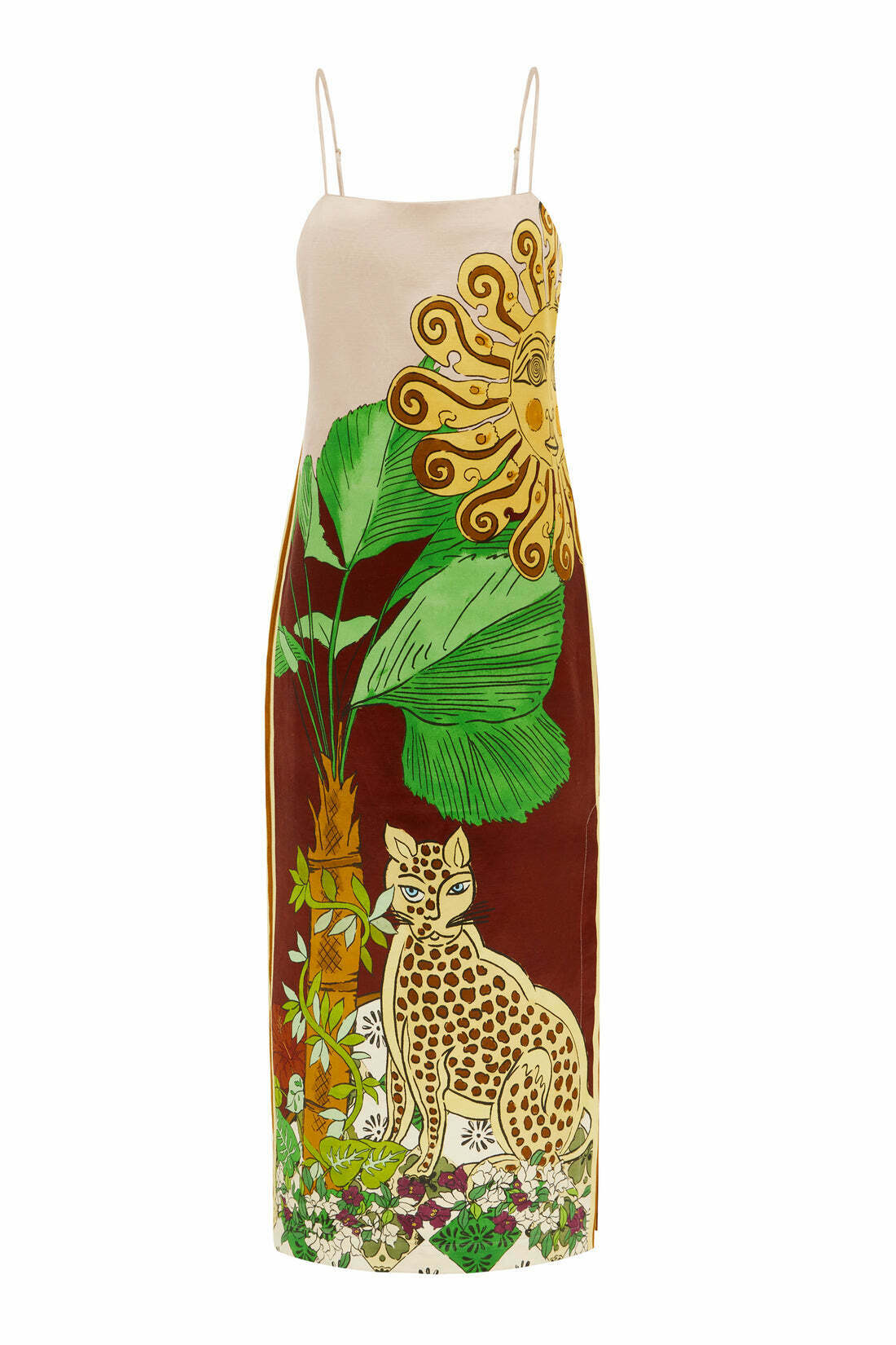 Alemais Tiger Slip Dress