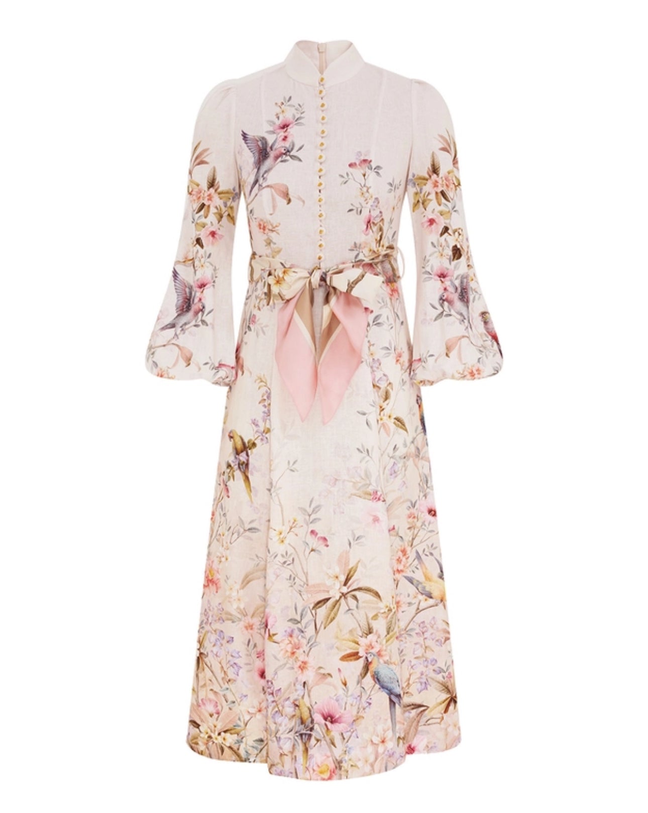 Zimmermann Rebellion Button Midi Dress