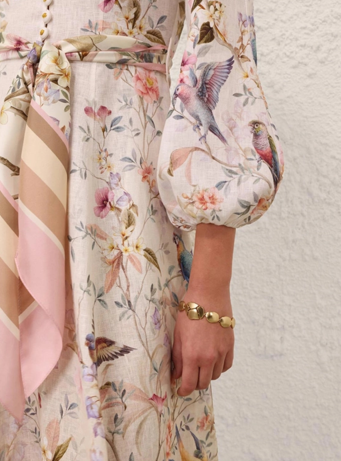 Zimmermann Rebellion Button Midi Dress