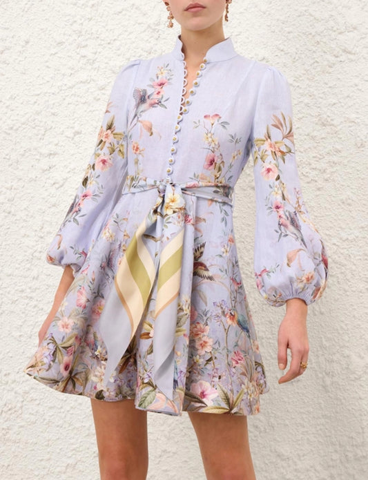 Zimmermann Rebellion Button Mini Dress