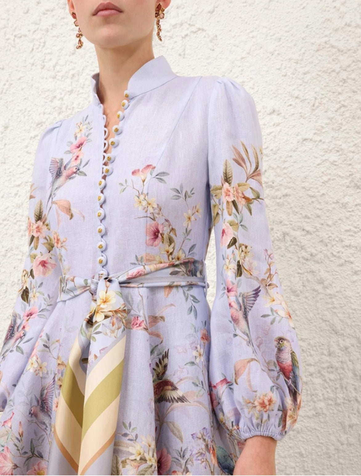 Zimmermann Rebellion Button Mini Dress