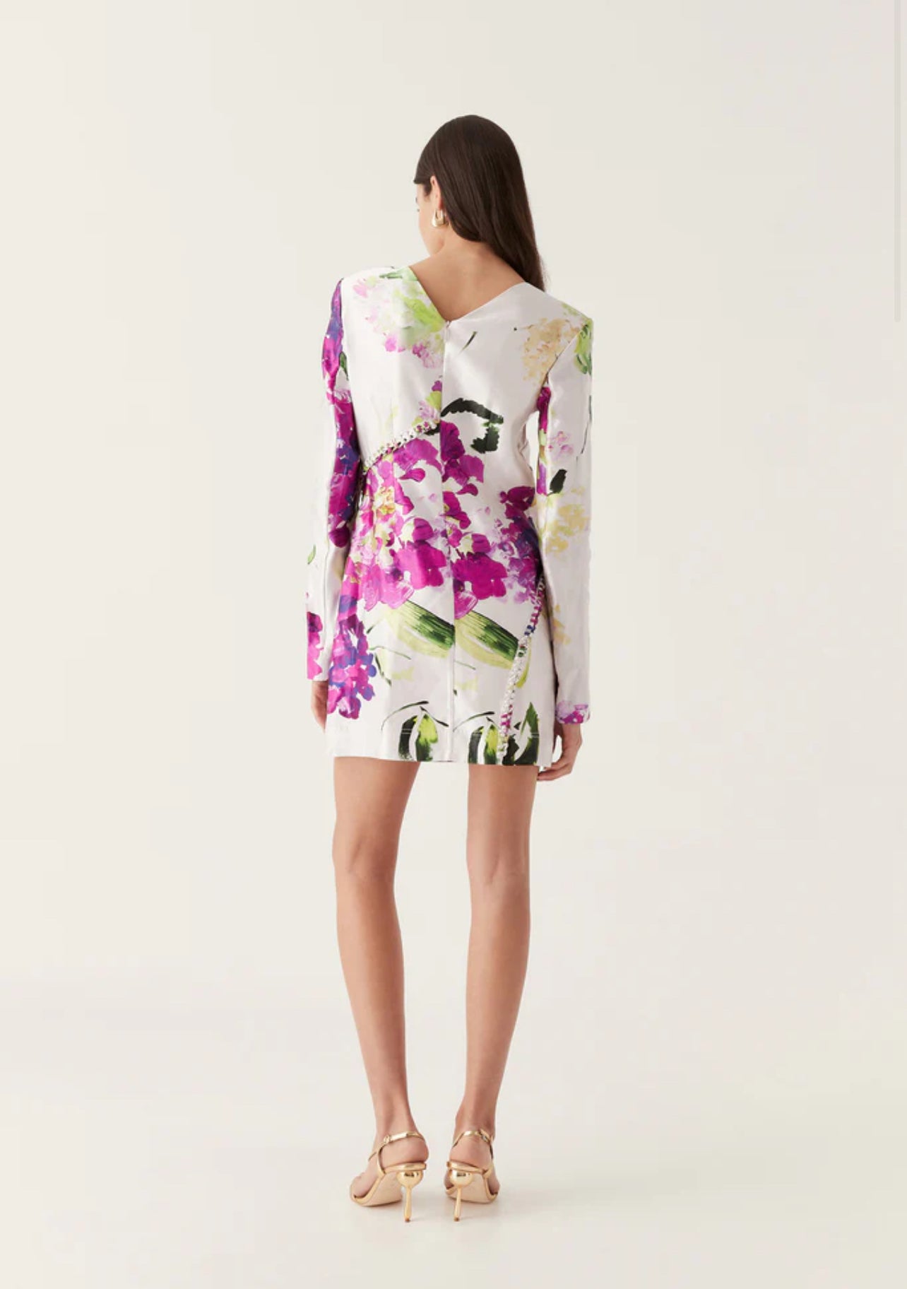 Aje Arbour Whipstitch Mini Dress