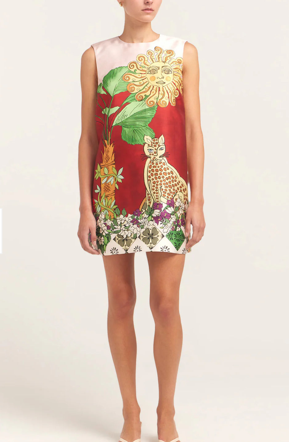 Alemais Tiger Mini Dress Lizzie Lend Alemais Tiger Mini Dress Lizzie Lend