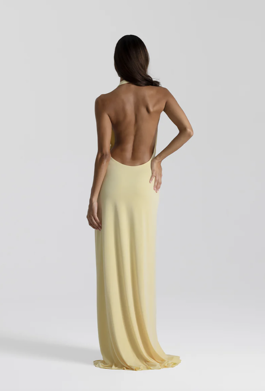 Natalie Rolt Winona Gown in Lemon