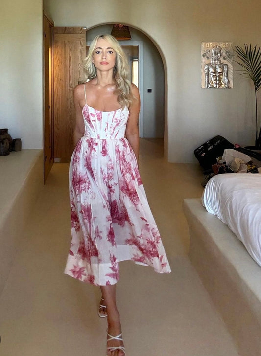 Zimmermann Waverly Corset midi dress