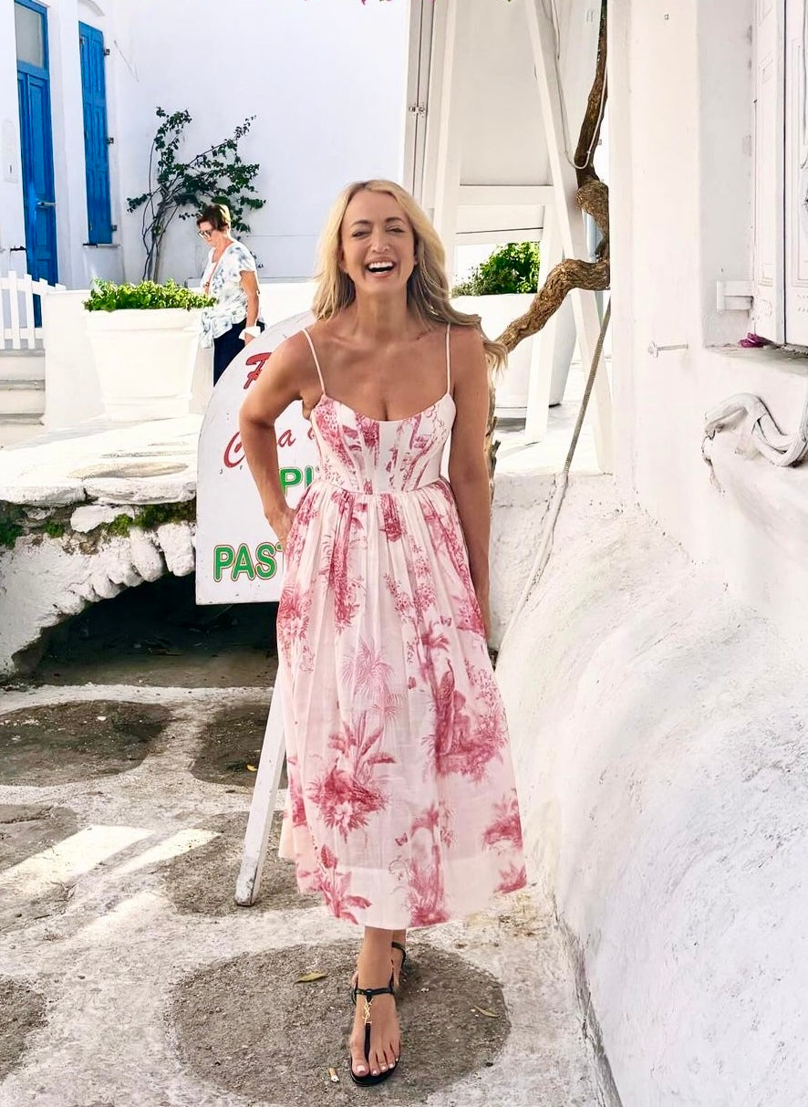 Zimmermann Waverly Corset midi dress