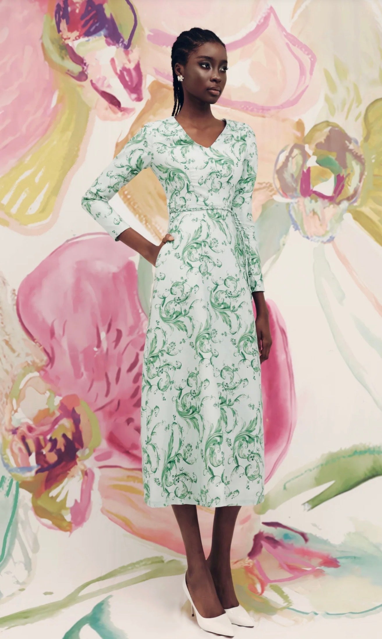 Justin Tong Eleanor Maxi Dress