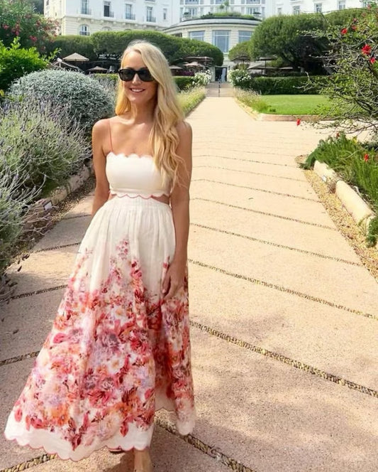 Zimmermann Devi Scallop Midi Dress