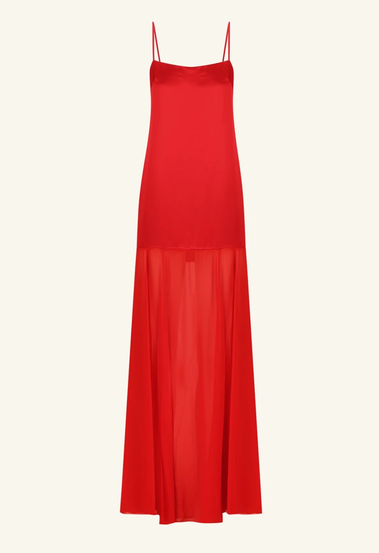 Shona Joy Moraya Dropped Waist Maxi Dress - Chilli