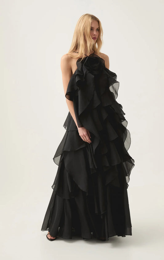 Aje Pandorea Layered Maxi Dress