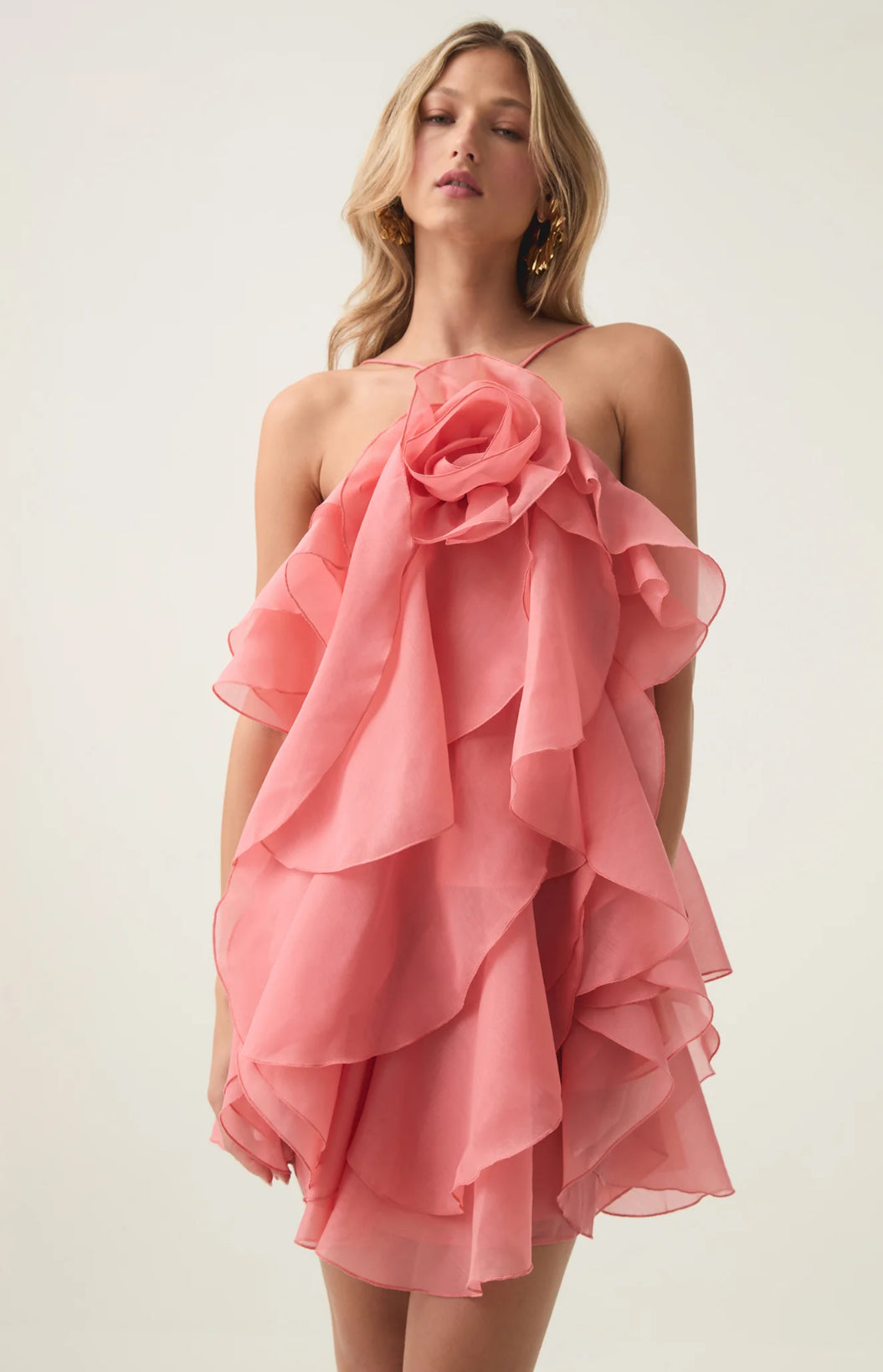 AJE Pandorea Layered Mini Dress