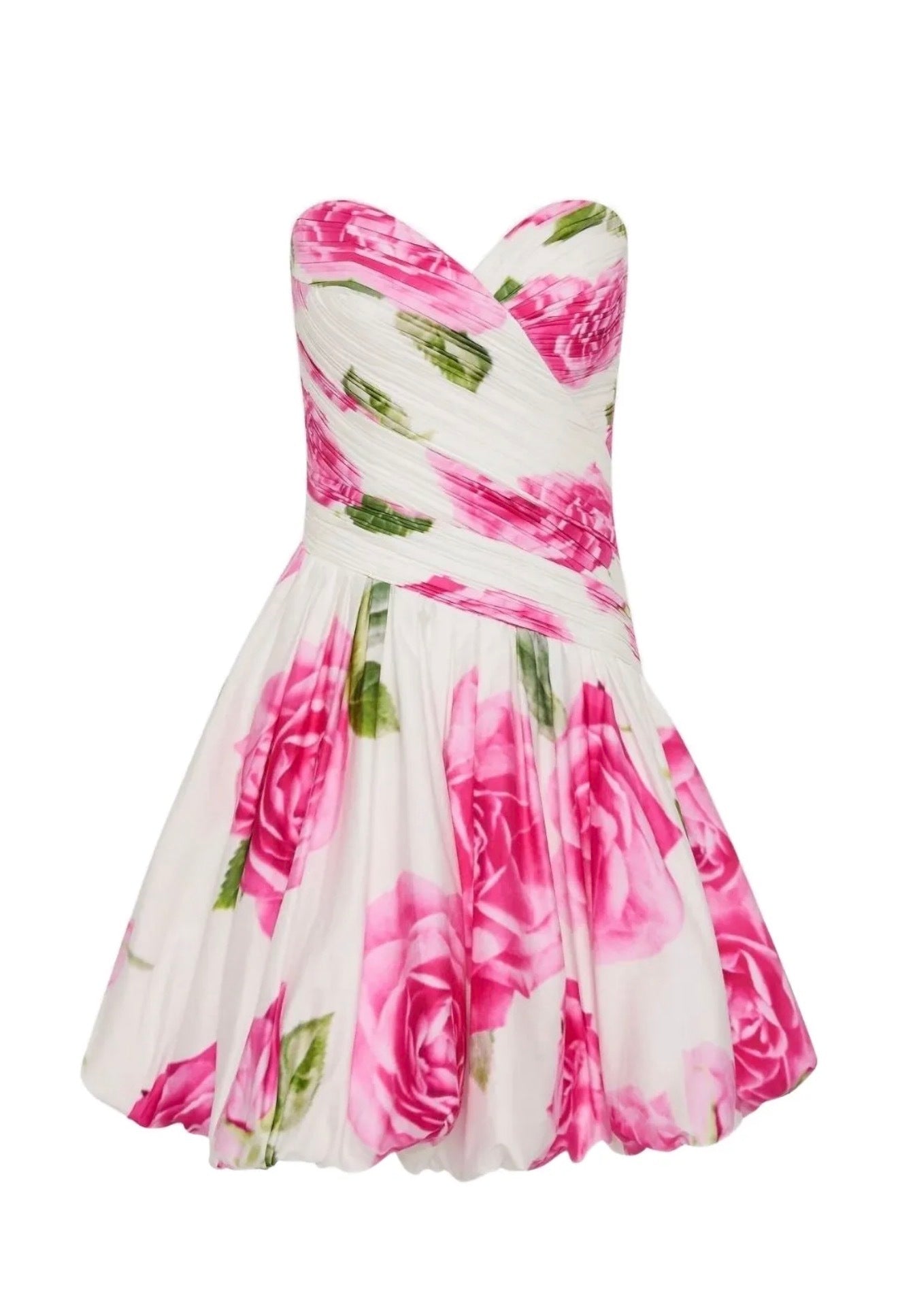 Aje Olea Bubble Hem Mini Dress