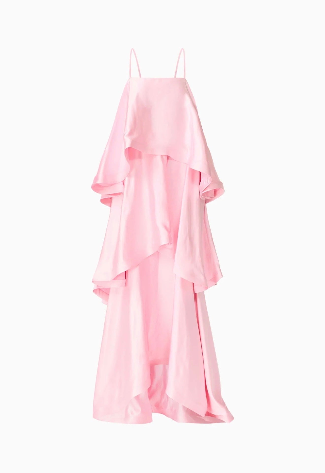 Elliatt Tilly Tiered Maxi Dress in Pale Pink