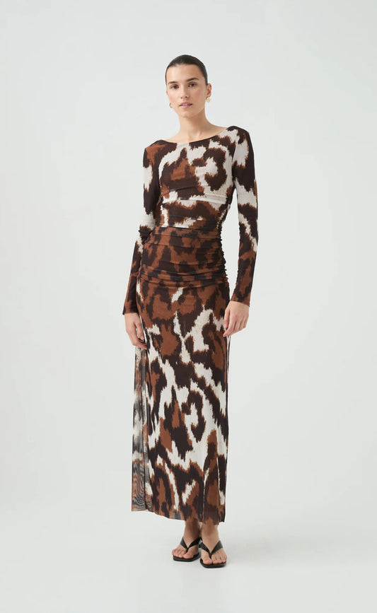 Aje Sym Long Sleeve Dress