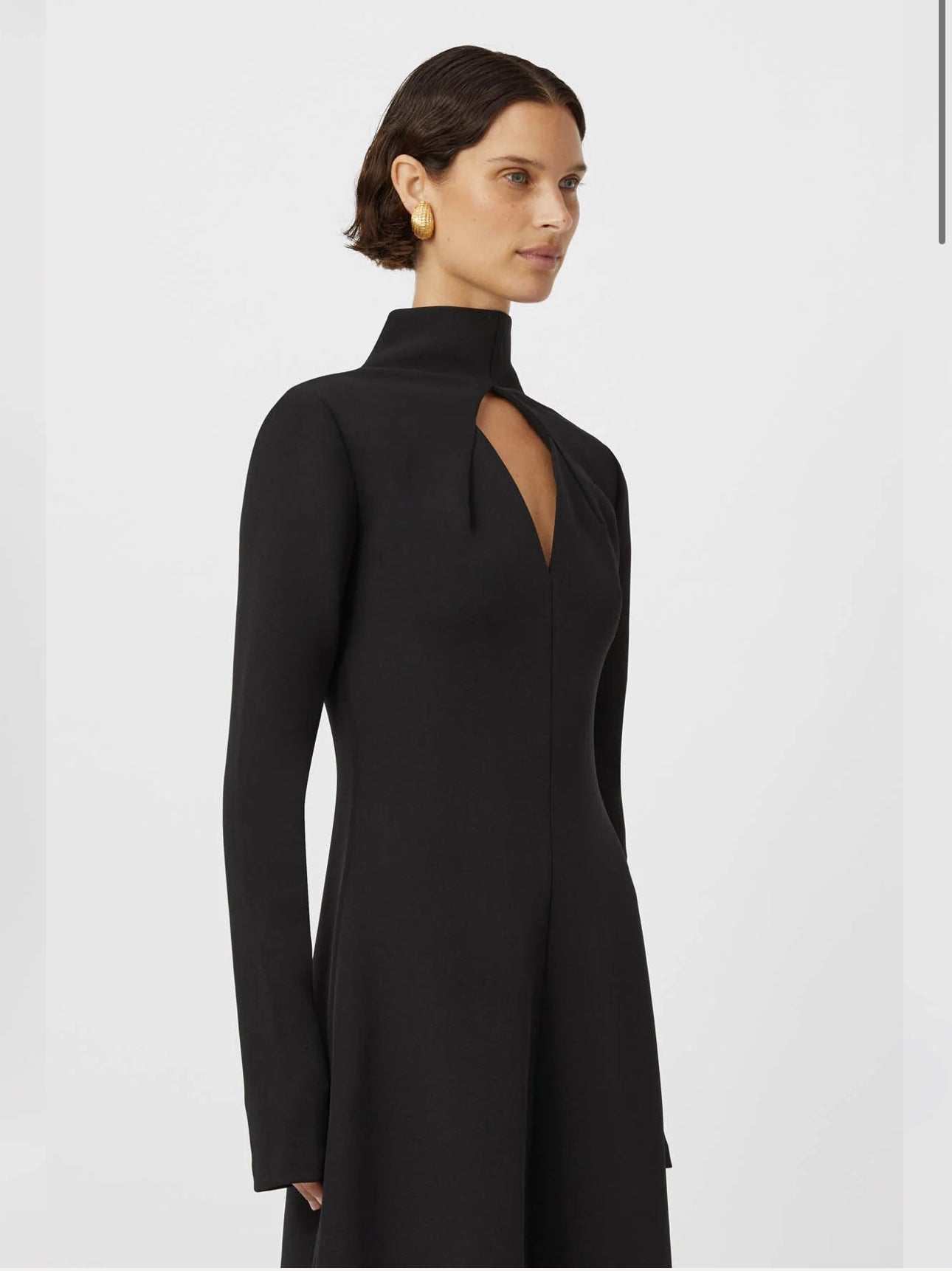 Camilla And Marc The Tenera Cocoon Maxi Dress in Black