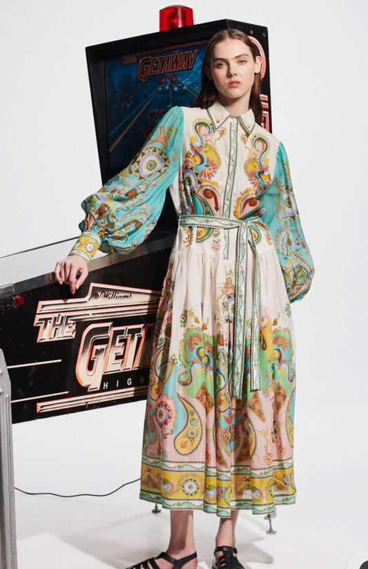 Alemais Pinball Shirtdress