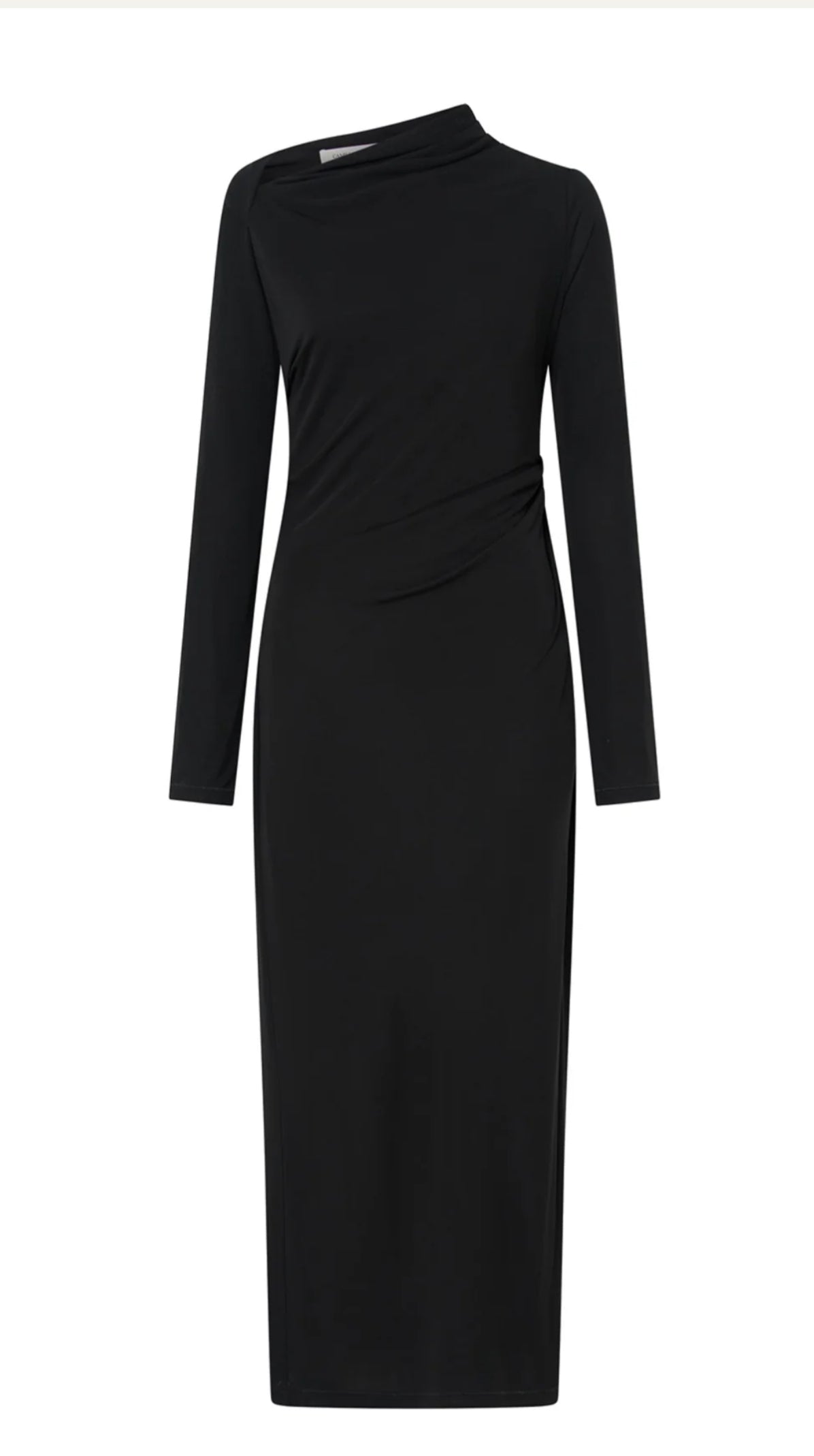 Camilla And Marc Mai Long Sleeve Midi Dress in Black