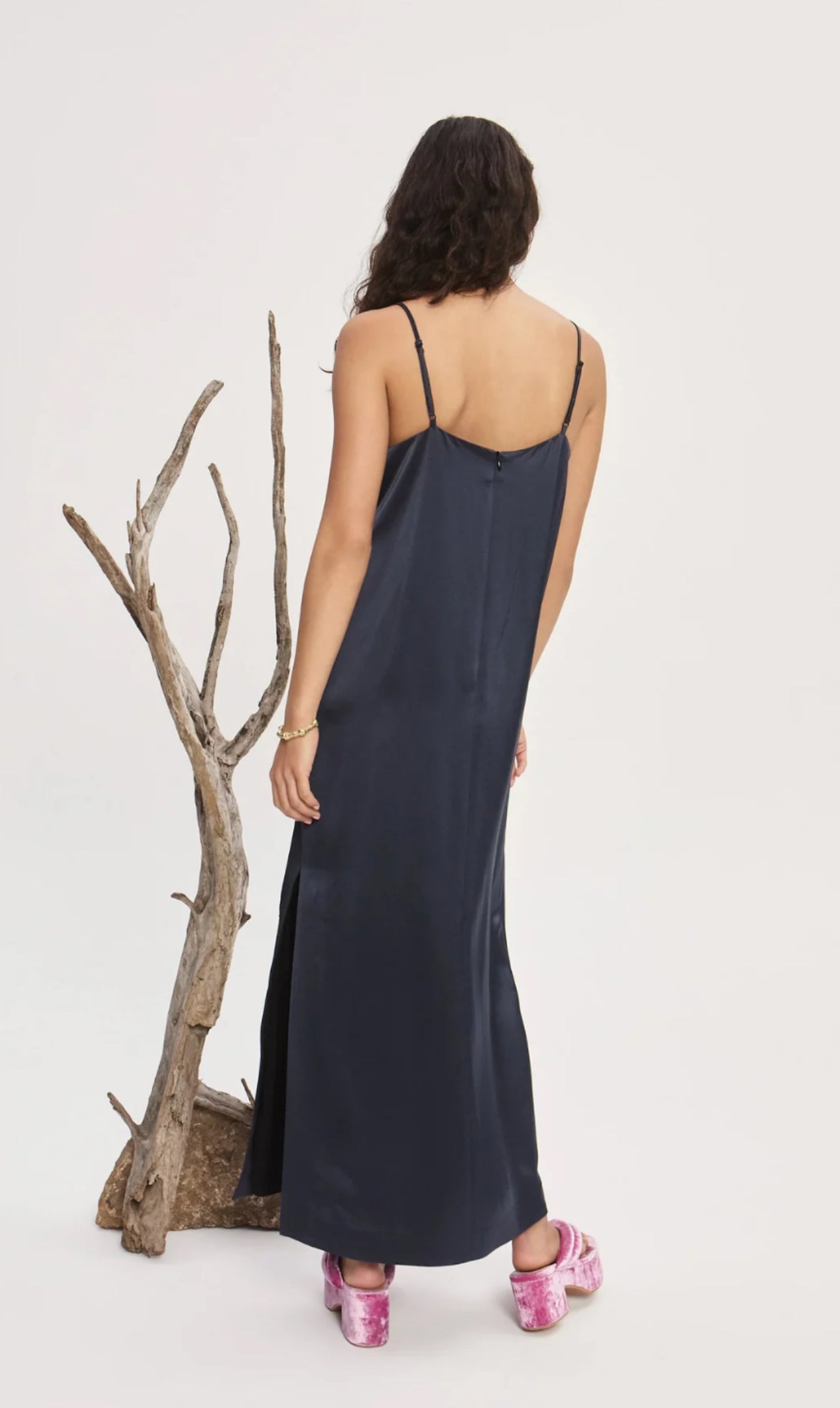 Alemais Fontaine Slip Midi Dress