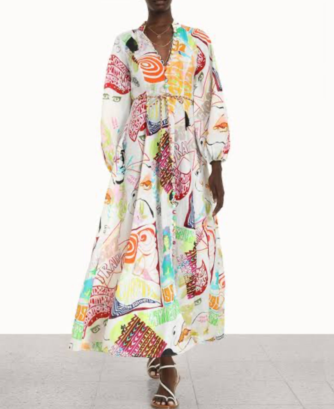 Zimmermann Shelly Billow Long Dress
