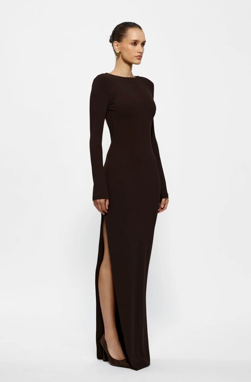 Effie Kats Indie Gown in Coffee