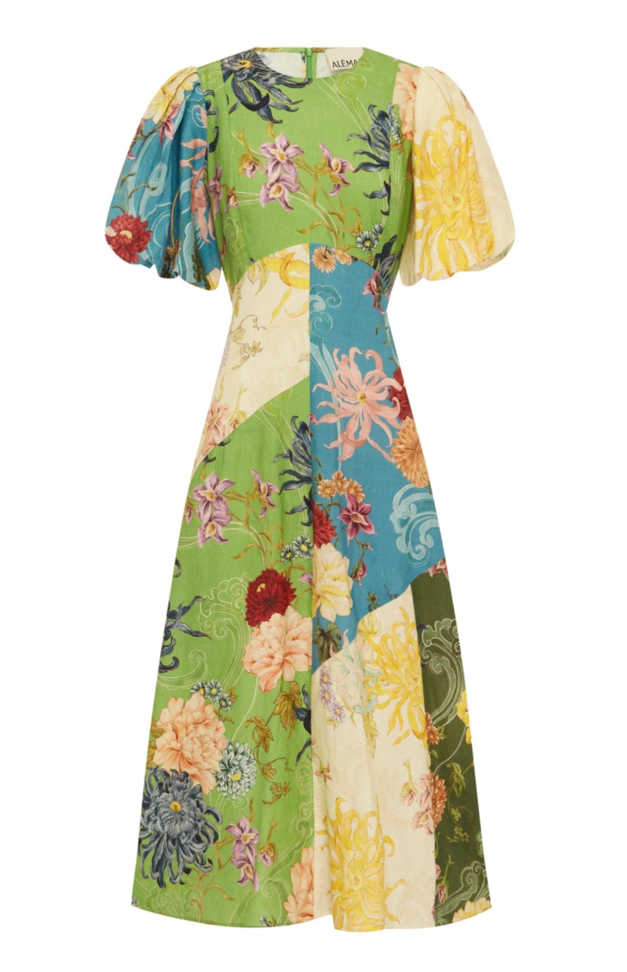 Alemais Avery Spliced Midi Dress