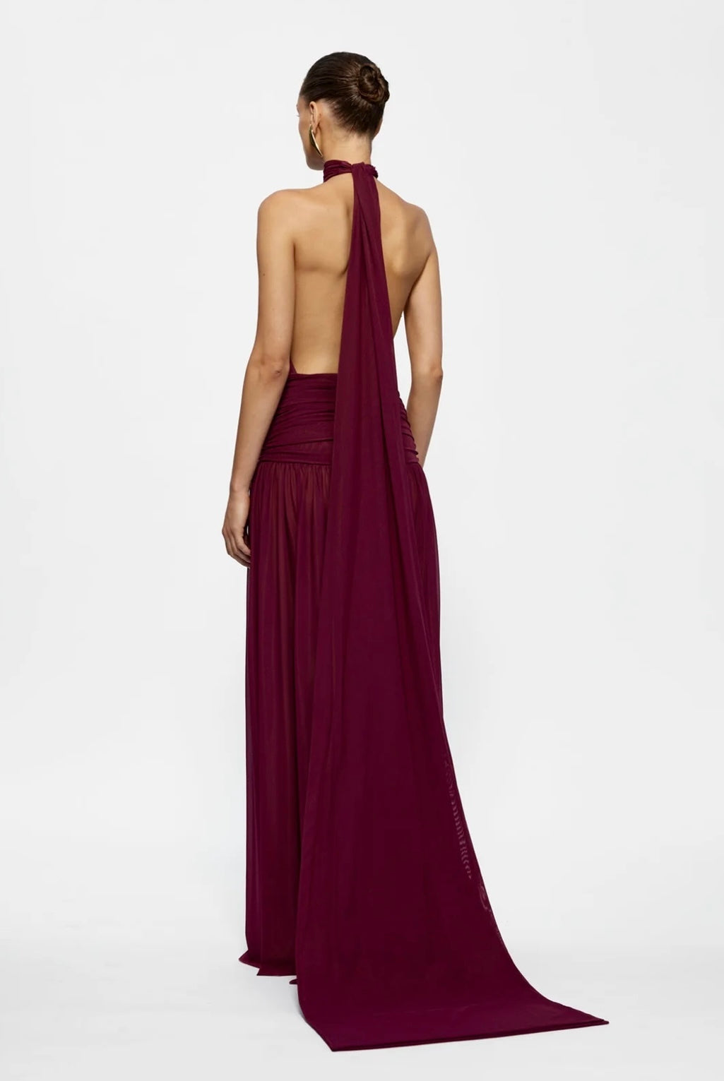 Effie Kats Verity Gown in Burgundy