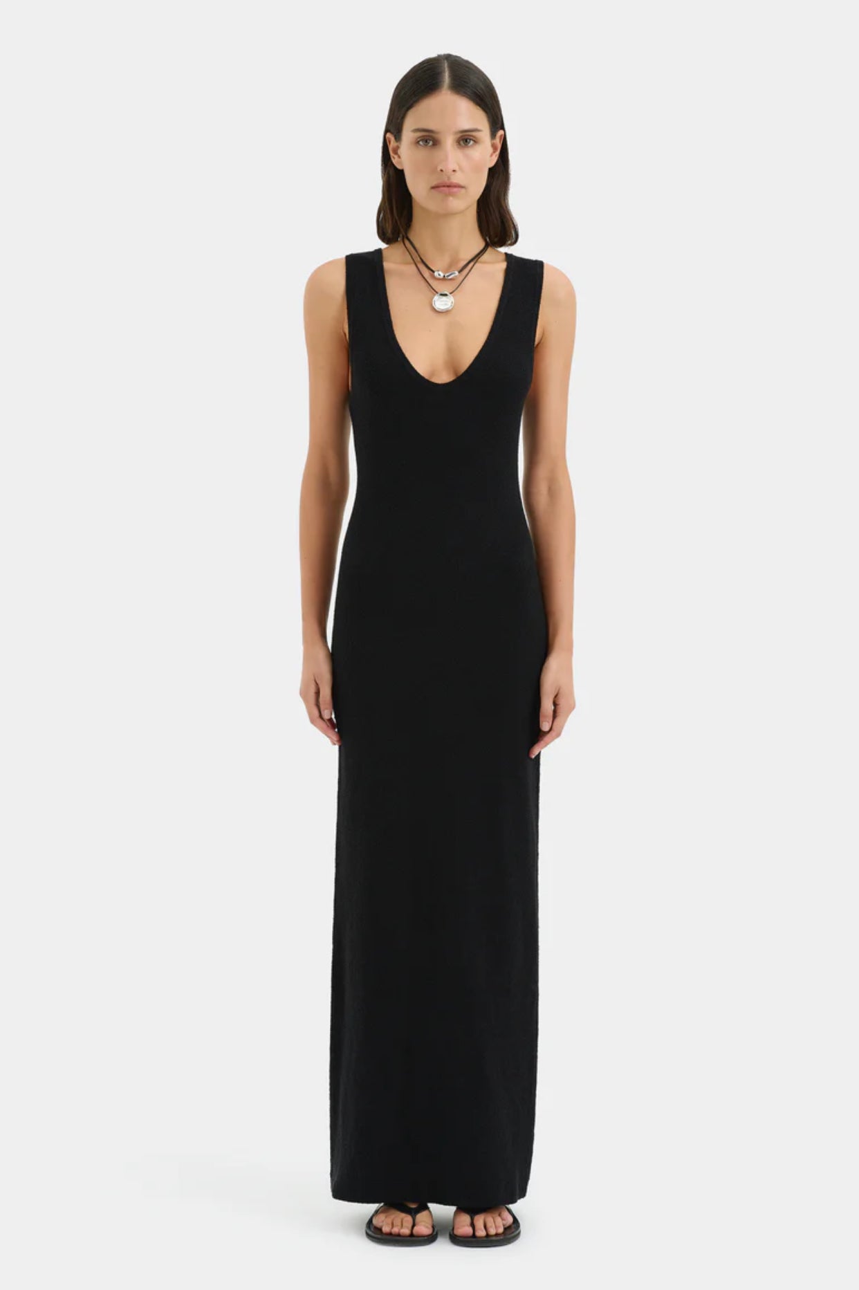 Sir Chiara Scoop Neck Dress