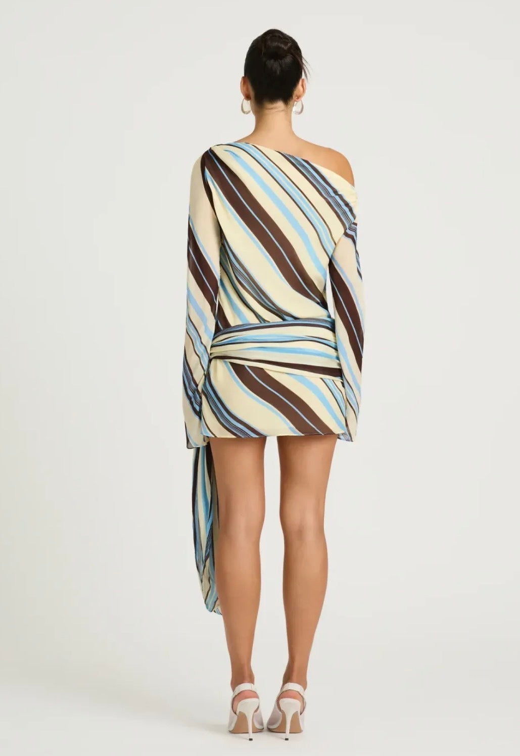 Benni Elise mini dress ocean stripe