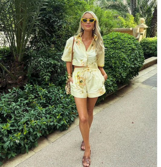 Zimmermann Lightburst Relaxed Crop Set