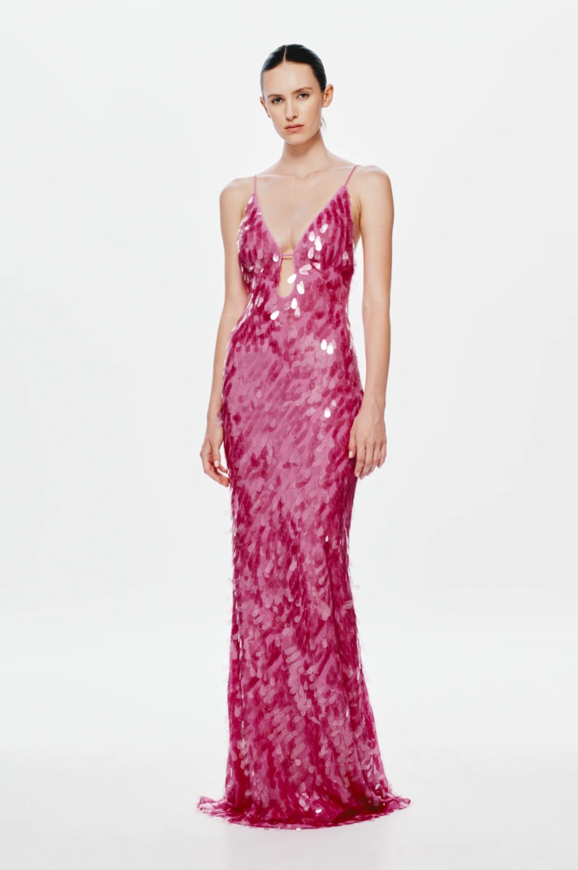 Misha The 'Sapphire' Sequin Dress Fuchsia