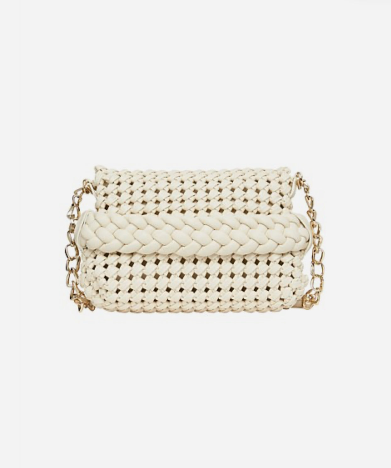 Aje Mirage Woven Clutch Bag