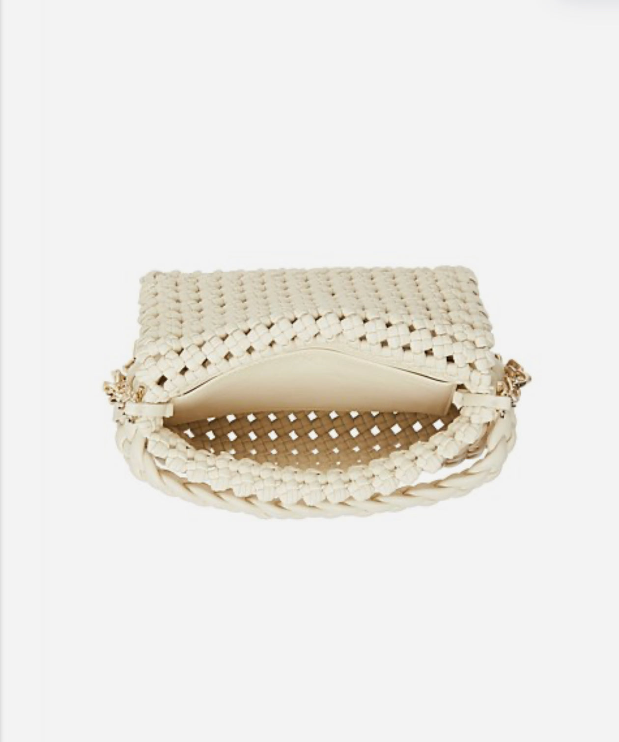 Aje Mirage Woven Clutch Bag