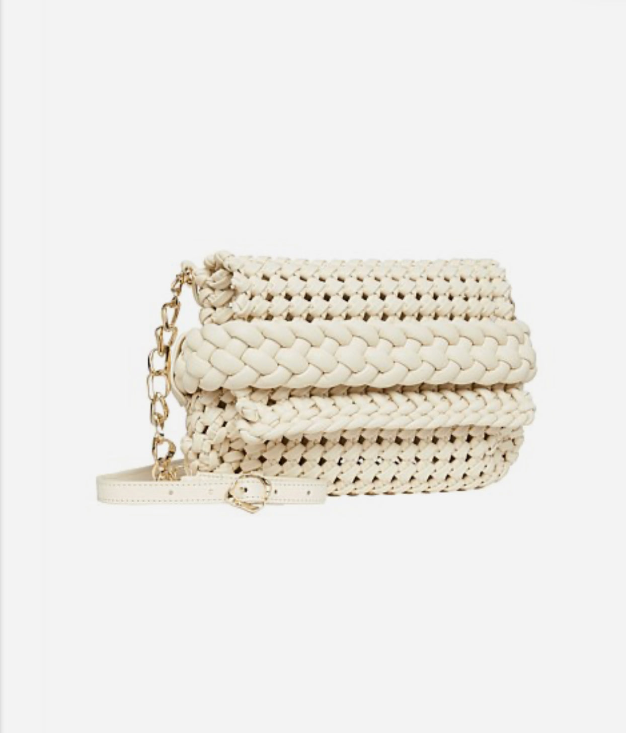 Aje Mirage Woven Clutch Bag