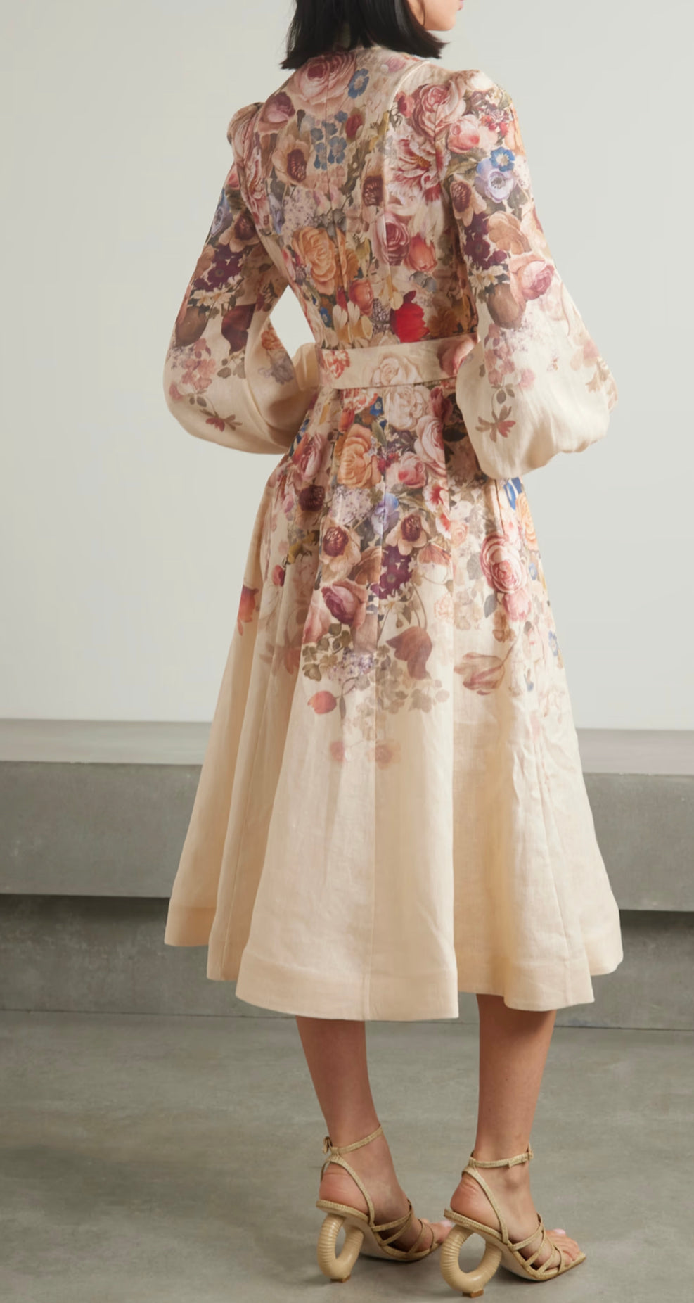 Zimmermann Luminosity Buttoned Midi Dress