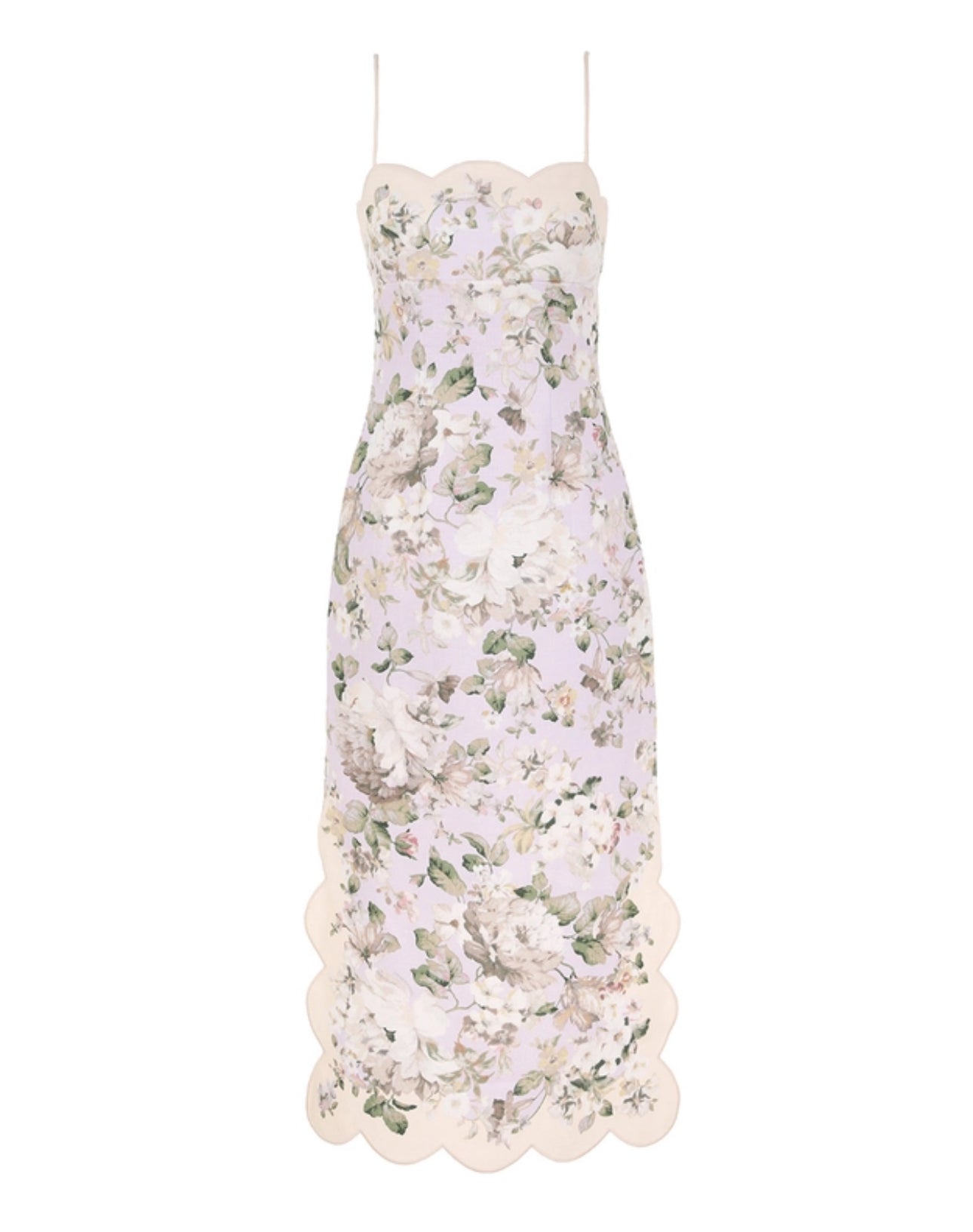 Zimmermann Acacia Scallop Midi Dress