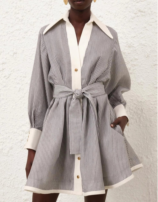 Zimmermann Hypnotic Tuck Mini Dress