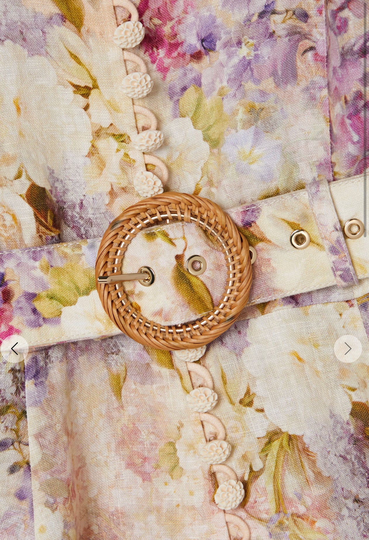 Zimmermann Lyrical Buttoned Mini