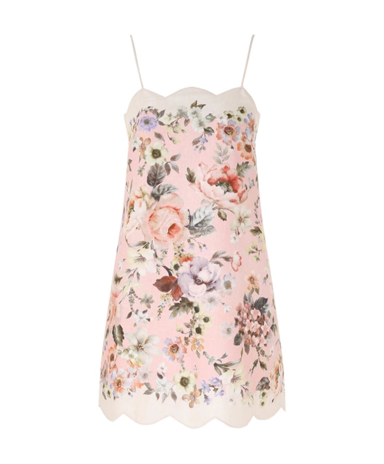 Zimmermann Acacia Scallop Mini Dress