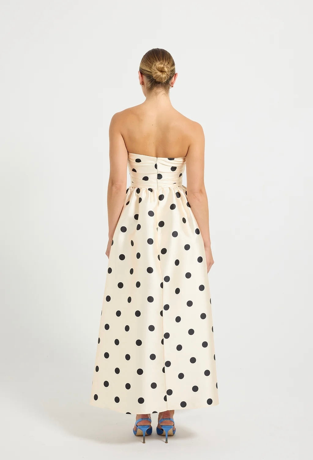 Pasduchas Dottie Strapless Midi Dress