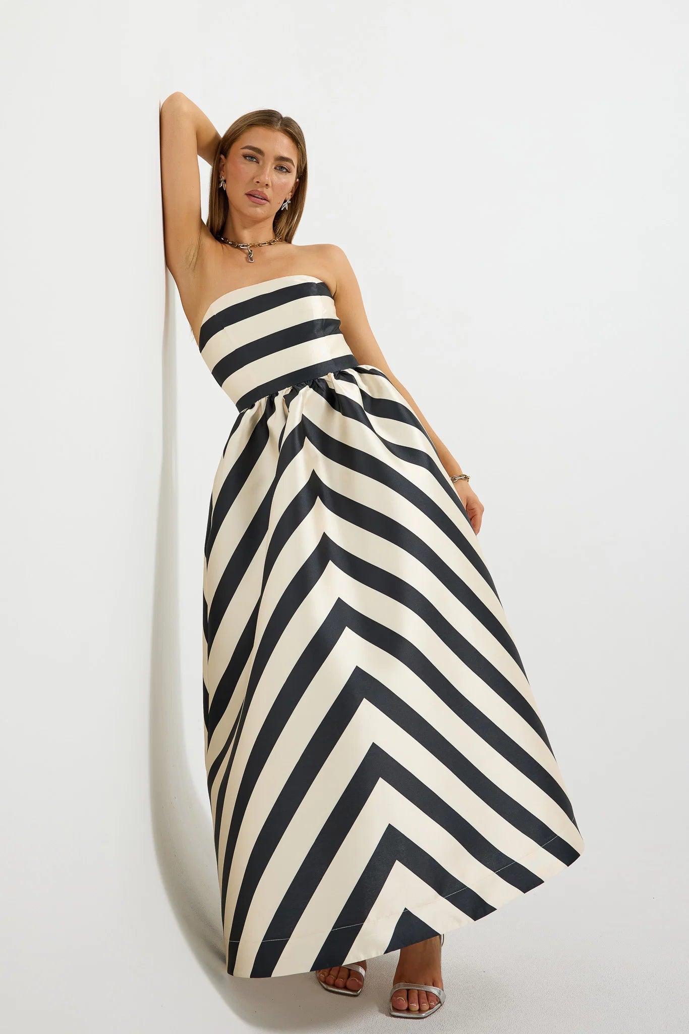 Pasduchas Valerie Strapless Midi